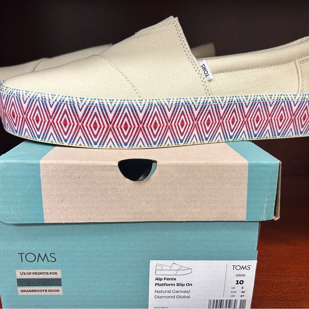 Tom’s Fenix Diamond patterns platform 10 pre-loved excellent condition